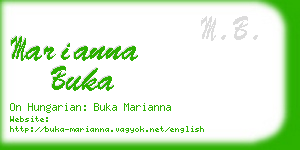 marianna buka business card